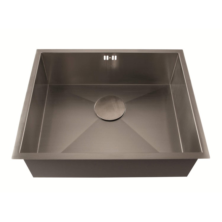 1810 Sink Company ZENUNO 500U 1 Bowl Stainless Steel Chrome Undermount Kitchen Sink