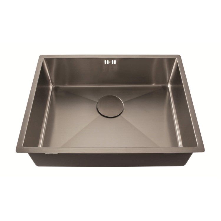 1810 Sink Company ZENUNO15 550U 1 Bowl Stainless Steel Chrome Undermount Kitchen Sink