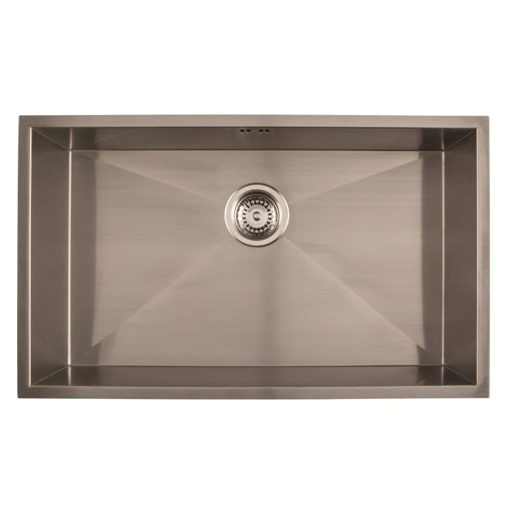 1810 Sink Company ZENUNO 700U  1 Bowl Stainless Steel Chrome Undermount Kitchen Sink