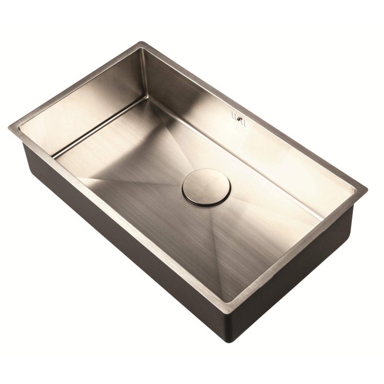 1810 Sink Company ZENUNO15 700U 1 Bowl Stainless Steel Chrome Undermount Kitchen Sink