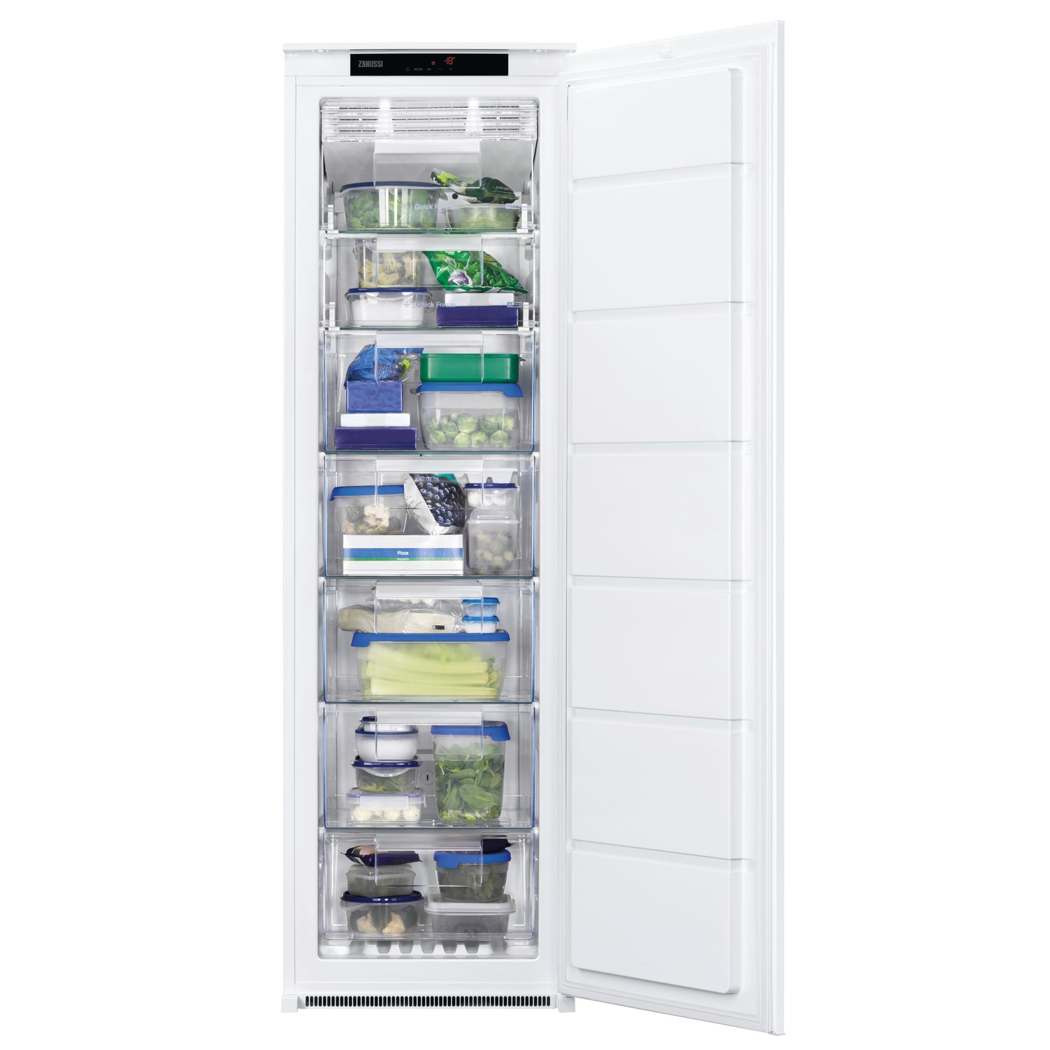 Zanussi 204 Litre Integrated Freezer ZUNN18ES1