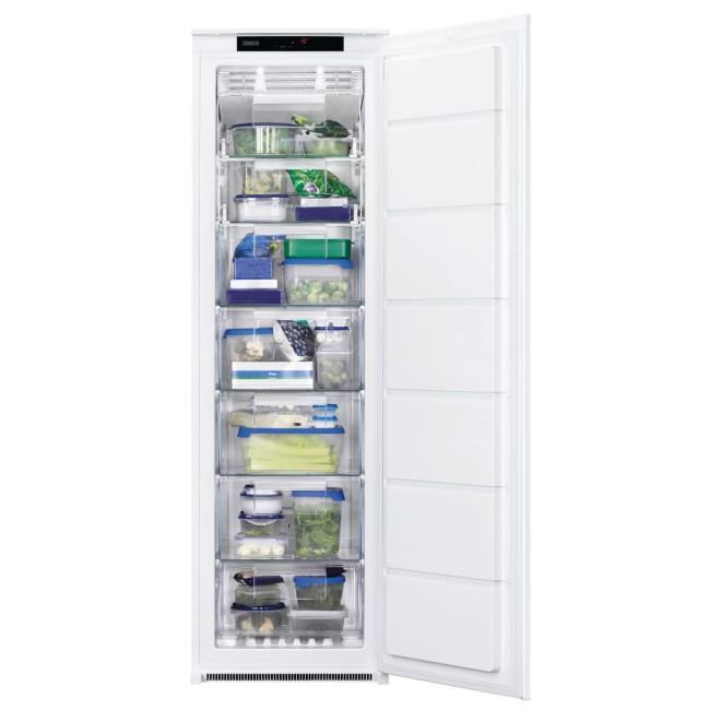 Zanussi 204 Litre Integrated Undercounter Freezer -  White