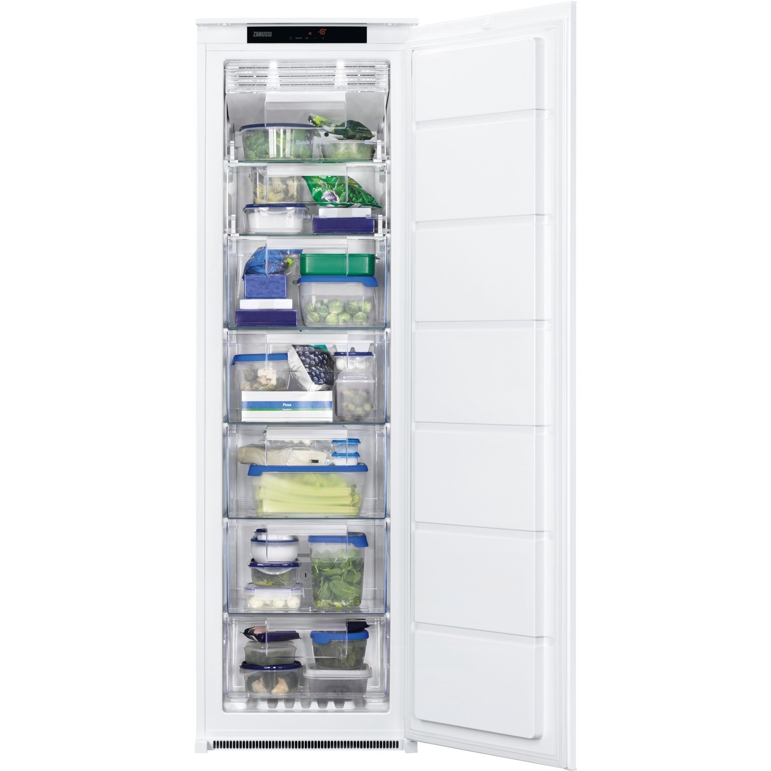 Zanussi 216 Litre Integrated In-column Tall Freezer