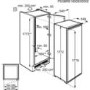 Refurbished Zanussi ZUNN18FS1 Integrated 216 Litre In-column Tall Freezer
