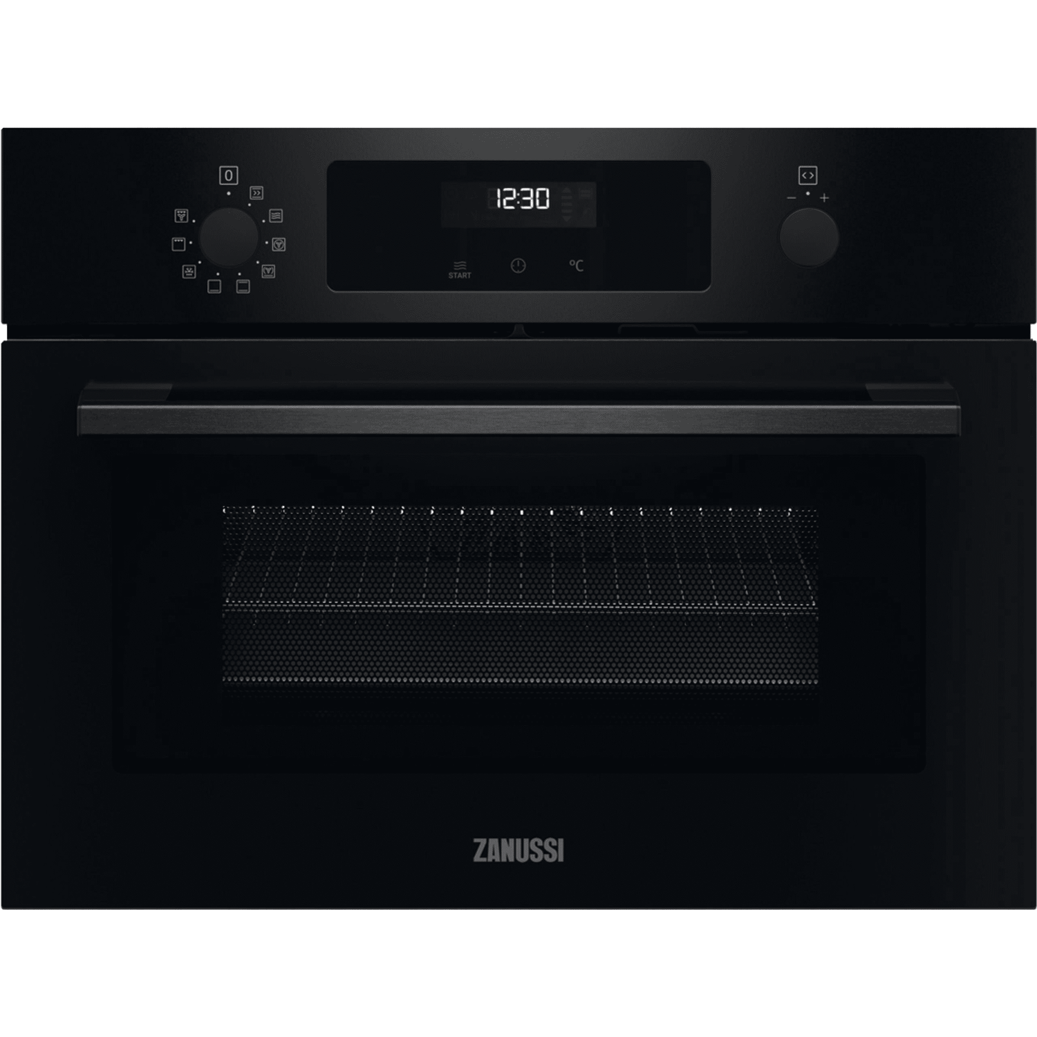 Zanussi Series 60 Built-In Compact Combination Microwave Oven and Grill - Black