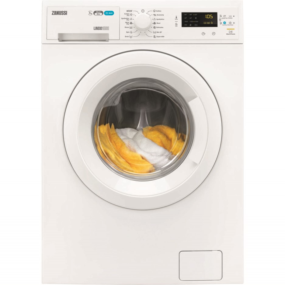 Zanussi ZWD71663NW 7kg Wash 4kg Dry 1600rpm Freestanding Washer Dryer