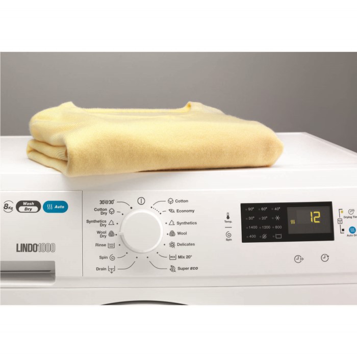  Zanussi  ZWD71663W Lindo1000 Freestanding 7kg Wash 4kg Dry 