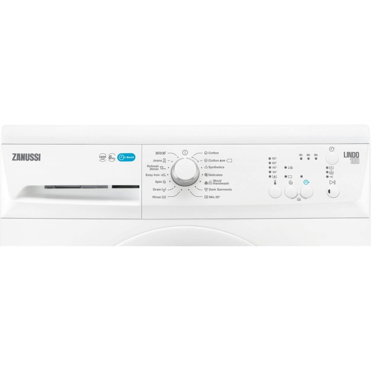 Zanussi ZWF61400W LINDO100 6kg 1400rpm Freestanding Washing Machine White