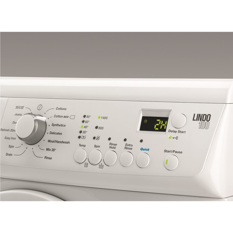GRADE A1 - Zanussi ZWF71443W LINDO100 7kg 1400rpm Freestanding Washing Machine - White