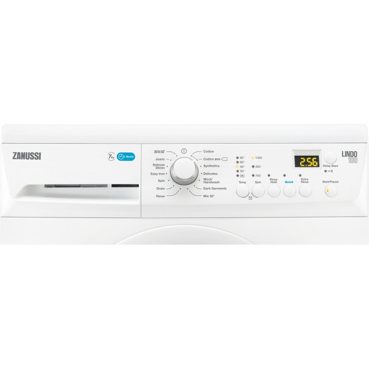 GRADE A1 - Zanussi ZWF71443W LINDO100 7kg 1400rpm Freestanding Washing Machine - White