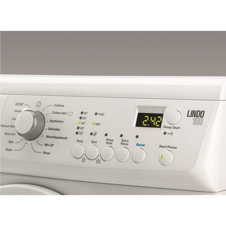 GRADE A1 - Zanussi ZWF71443W LINDO100 7kg 1400rpm Freestanding Washing Machine - White