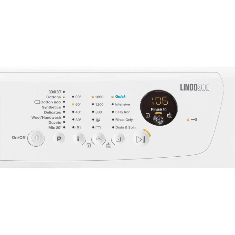 Zanussi ZWF71663W 7kg 1600rpm Freestanding Washing Machine White