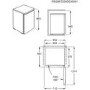 Zanussi 88 Litre Upright Freestanding Freezer - White