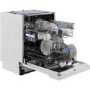 GRADE A2 - Amica ZZV634W 12 Place Semi-integrated Dishwasher - White Control Panel