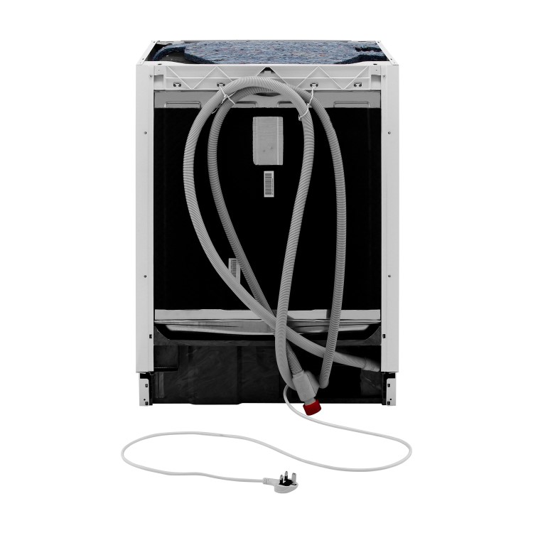 GRADE A2 - Amica ZZV634W 12 Place Semi-integrated Dishwasher - White Control Panel