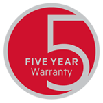 AEG 5 year warranty