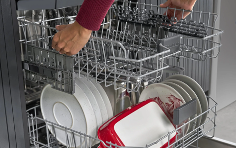 adjustable basket dishwasher