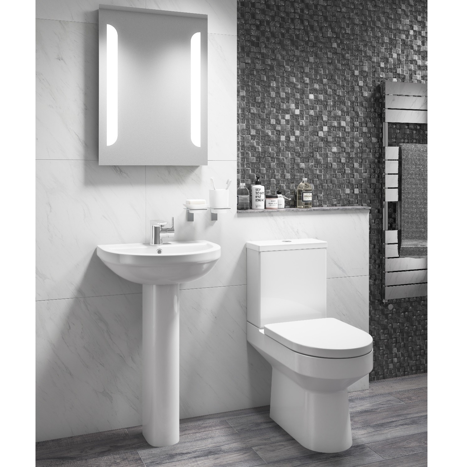 Arc Comfort Height Back to Wall Toilet - Without Seat btw004 ...
