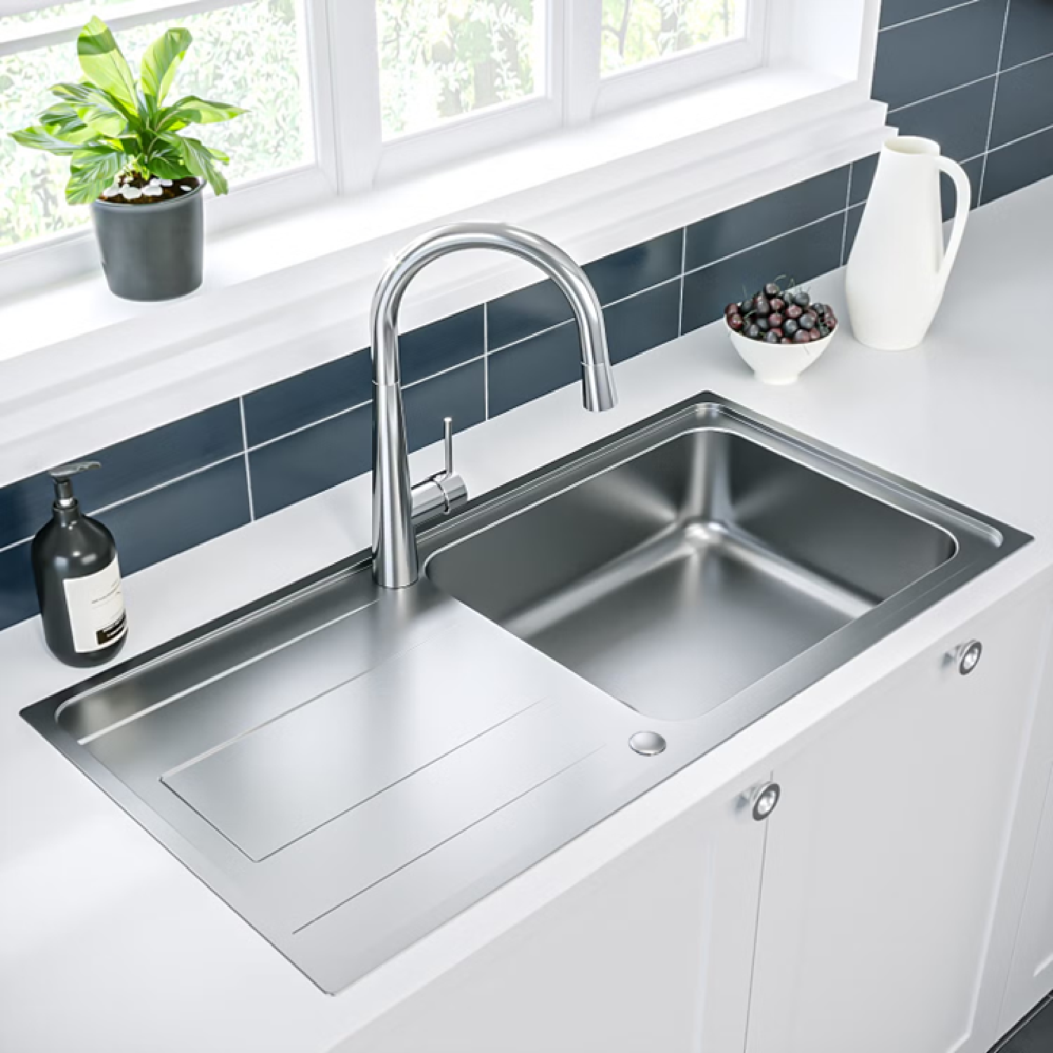 Reversible Drainer Sinks