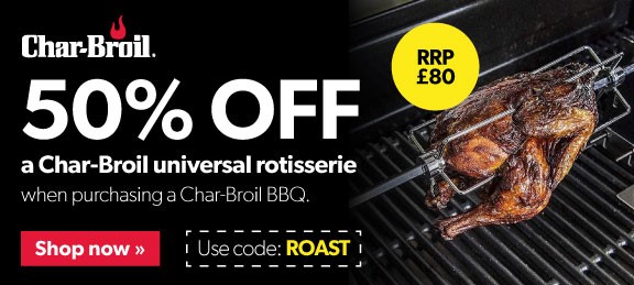 50% Off Char-Broil Rotisserie