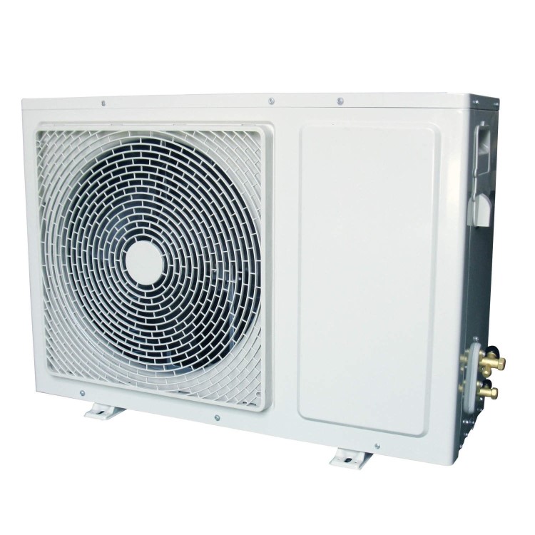 9000 BTU Black Smart Wall Mounted Split Air Conditioner with Heat Pump  Pipe kit and 5 Years warranty 