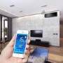 9000 BTU Black Smart Wall Mounted Split Air Conditioner with Heat Pump  Pipe kit and 5 Years warranty 