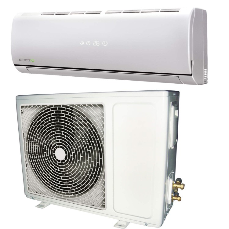 GRADE A1 - 12000 BTU Panasonic powered easy-fit Inverter Wall Split Air Conditioner with 5 meters pipe kit and 5 years warranty