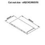 electriQ  70cm High Performance Canopy Hood in Silver