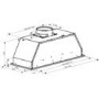 electriQ  70cm High Performance Canopy Hood in Silver