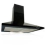 electriQ 60cm Traditional Chimney Cooker Hood in Satin Black