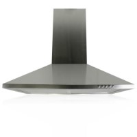 electriQ 60cm Traditional Chimney Cooker Hood in Stainless Steel