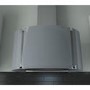 GRADE A2 - electriQ Designer Curved 70cm LED light Oval Chimney Cooker Hood -  5 Year warranty 