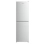 Refurbished electriQ eQ175FFLFINOXVE Freestanding 253 Litres 50/50 Low Frost Fridge Freezer Stainless Steel