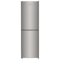 Refurbished electriQ eQ175FFLFINOXVE Freestanding 254 Litre 50/50 Low Frost Fridge Freezer Stainless Steel