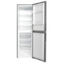 Refurbished electriQ eQ175FFLFINOXVE Freestanding 254 Litre 50/50 Low Frost Fridge Freezer Stainless Steel
