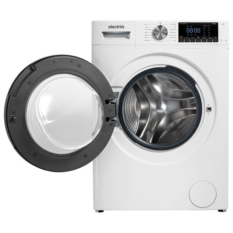 Refurbished electriQ eQMWM8KGFLA Freestanding 8KG 1400 Spin Washing Machine White
