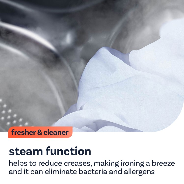 electriQ 8kg 1400rpm Washing Machine - Black