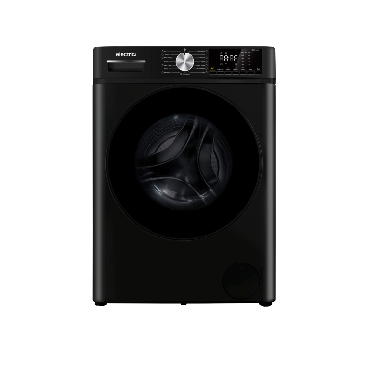 electriQ 8kg Wash 5kg Dry 1400rpm Washer Dryer - Black