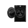 electriQ 8kg Wash 5kg Dry 1400rpm Washer Dryer - Black