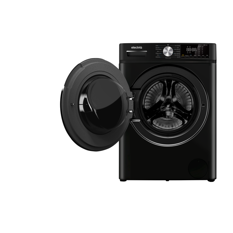 electriQ 8kg Wash 5kg Dry 1400rpm Washer Dryer - Black