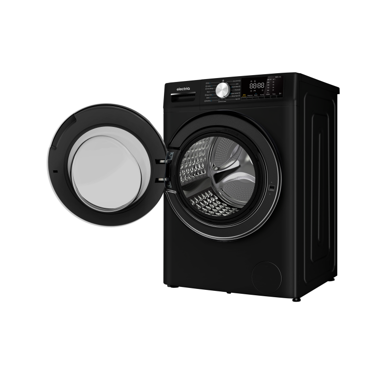electriQ 8kg Wash 5kg Dry 1400rpm Washer Dryer - Black