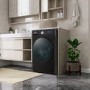 Refurbished 8kg Wash 5kg Dry 1400rpm Freestanding Washer Dryer - Black
