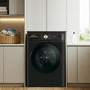 electriQ 8kg Wash 5kg Dry 1400rpm Washer Dryer - Quiet, Energy Saving - Black