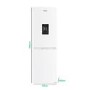 electriQ 245 Litre 50/50 Freestanding Fridge Freezer - White