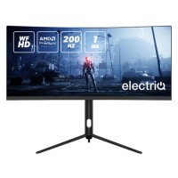 electriQ 30" VA Full HD UltraWide HDR 200Hz FreeSync Curved Gaming Monitor