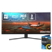 electriQ 34" QLED WQHD 165Hz 1ms UltraWide Curved Gaming Monitor