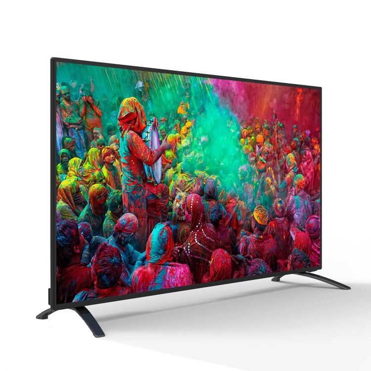 electriQ 49" 4K Ultra HD LED Android Smart TV with Freeview HD