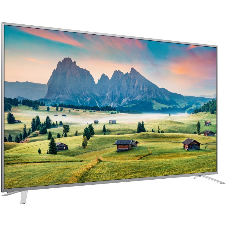 GRADE A3 - electriQ 75" 4K Ultra HD HDR LED Android Smart TV with Freeview HD