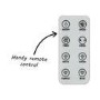 GRADE A2 - electriQ 24 inch Bladeless Quiet Tower Fan with Mood Light