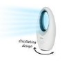 GRADE A2 - electriQ 24 inch Bladeless Quiet Tower Fan with Mood Light